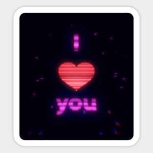 I Love You Sticker